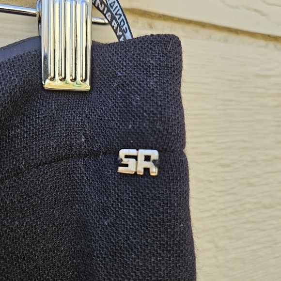 Sonia Rykiel Paris black wide leg wool trouser pants EU 36 US small - Picture 4 of 6